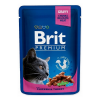 Brit Premium Cat Adult Kurczak, Indyk saszetka 100g mokra karma dla kota